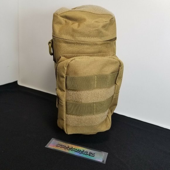 NEW Tactical Military Carry Pouch - Molle Strap System - Khaki - Picture 1 of 5